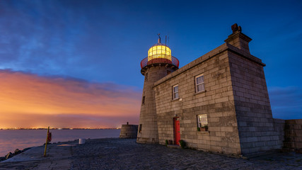 Fototapeta na wymiar Howth Lighthouse, Howth. co. Dublin Panorama of Howth lighthouse in county Dublin Ireland