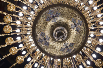 ceiling of the church