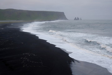 Rocky coast of Iceland