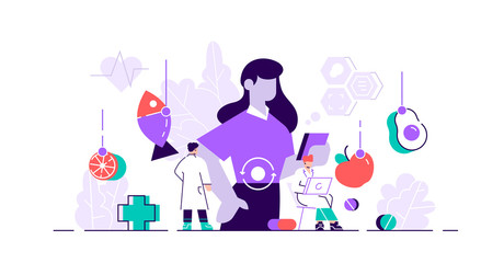 Metabolism vector illustration