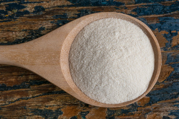 Xanthan Gum on a Spoon