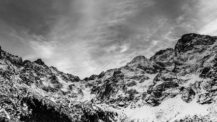 Winter hills landscape © Michal