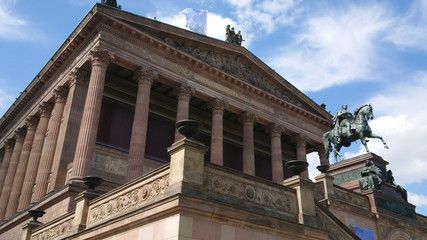 Fototapeta na wymiar Old National Gallery on Museum Island in Berlin