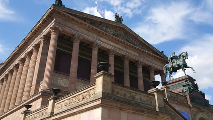 Old National Gallery on Museum Island in Berlin