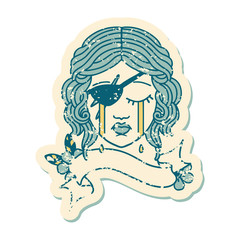 human rogue character face illustration