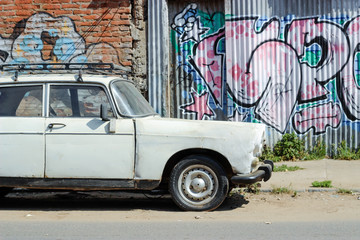 Auto en valparaiso y musica