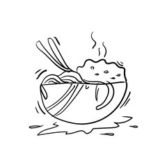 vector image of an aquarium