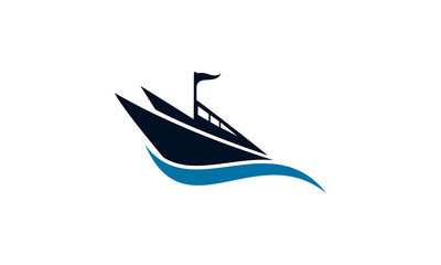 shipboat vector logo