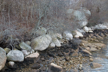 Rocky shoreline