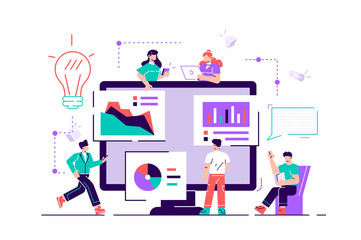 People are building a business project