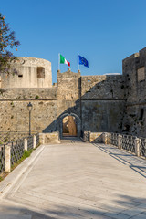 Swabian Castle in Manfredonia, Italy