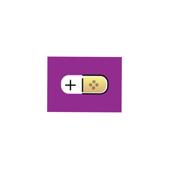capsule health icon, drugstore vector design