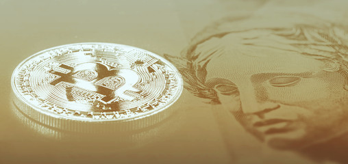 bitcoin and currency of brazil, concept of Trading Brokers for Brazil - 2020, Brazilian virtual currency mining.