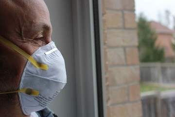 senior man using cell phone