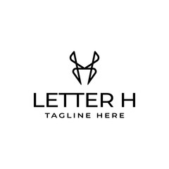 Design a logo template for your business, Modern and line creative, Letter H vector or geometry logo