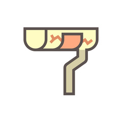 gutter damage icon