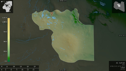 Al Jufrah, Libya - composition. Physical