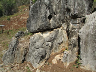 Fototapeta na wymiar Megaliths stones and rocks, shapes, slits, circles