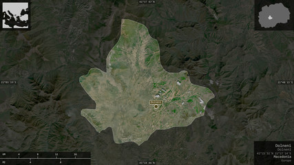 Dolneni, Macedonia - composition. Satellite