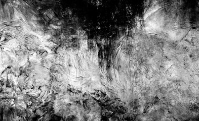 Grunge black and white abstract distress background or texture