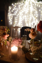 Beautifully decorated table for a special occasion