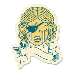 crying orc rogue character face illustration