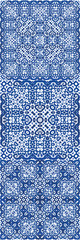 Traditional ornate portuguese azulejos.