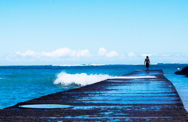 pier on the beach