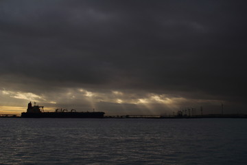 Naklejka premium 天使のはしご