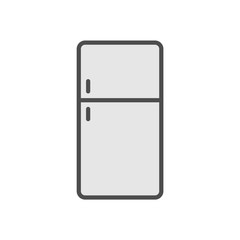 Design of flat fridge icon