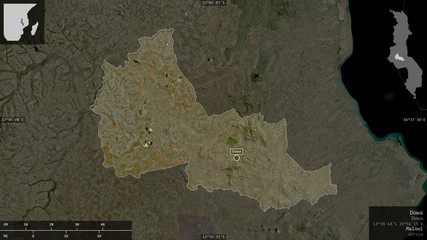 Dowa, Malawi - composition. Satellite