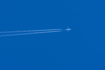 Planes on blue sky at Vietnam