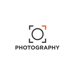 Creative Photography Concept Logo Design Template