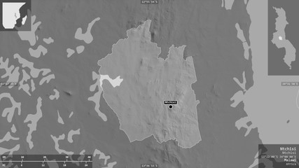 Ntchisi, Malawi - composition. Grayscale