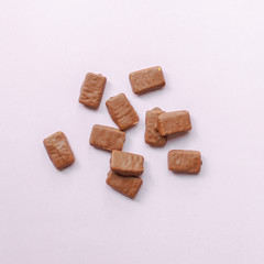 Flat lay image of sweets/lollies/candies. Perfect for lolly shop, candy shop, sweets shop.
