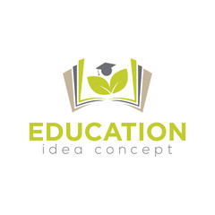 Creative Education Concept Logo Design Template