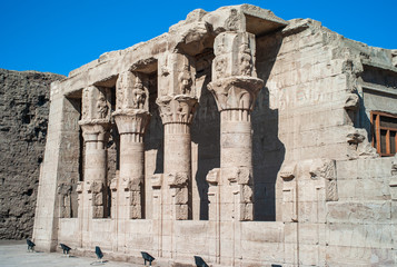 Birth House or Mammisi of Edfu in the Horus Temple, Egypt, dedicated to the Birth of Harsomtus.