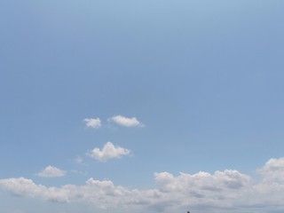 blue sky with clouds