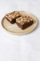 Toffee Cake, cashews nut with caramel  