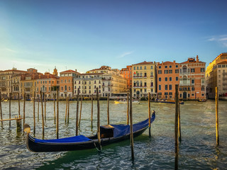 Obraz na płótnie Canvas Sep 20/2017 Peaceful corner at Venice canal, Italy