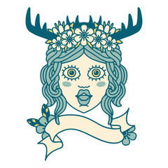 human druid illustration