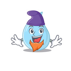 Cute picture of raindrop in Elf cartoon design