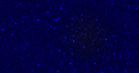 Blue glitter dust background for festival, party, event. Gold glamur texture Loop animation. 3D illustration