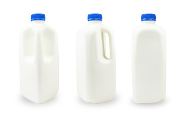 Milk in a glass. Protein rich dairy product.