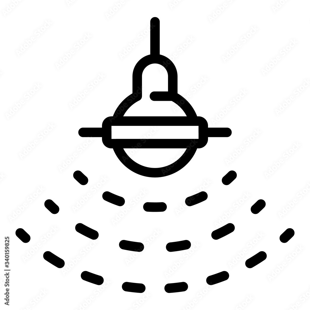 Poster depth souder icon. outline depth souder vector icon for web design isolated on white background