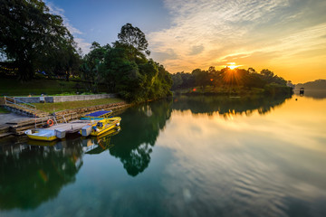 Singapore 2018 Sunset at MacRitchie Reservoir Park, Lornie Road