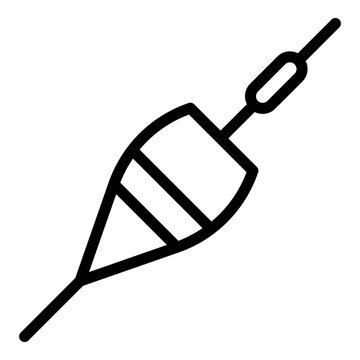 recommend clip art: Float fishing tool icon. Outline float fishing tool vector icon for web design isolated on white background