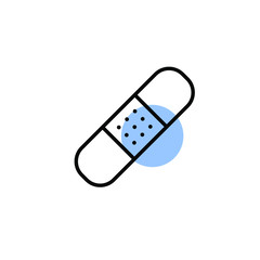 bandage icon vector modern design isolated on white background