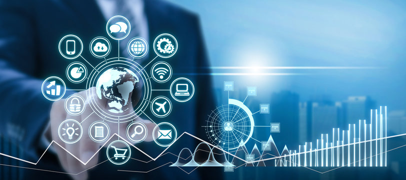 グローバルビジネスで活躍する男性ビジネスマン - Powered by Adobe