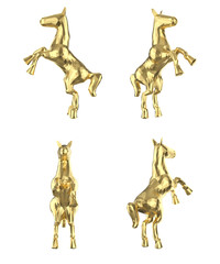 Set of polygonal horses